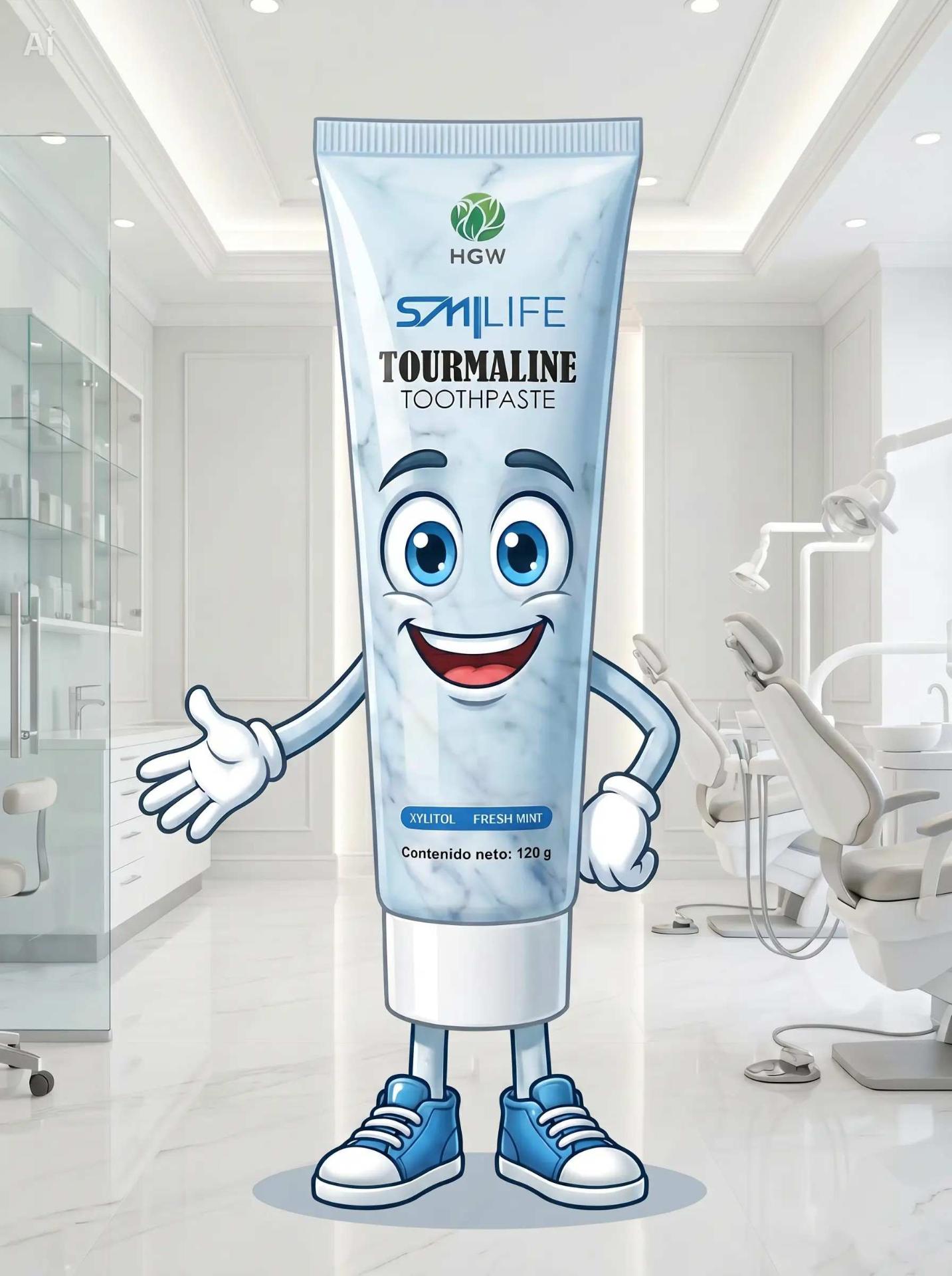 Crema Dental de Turmalina Blanca HGW